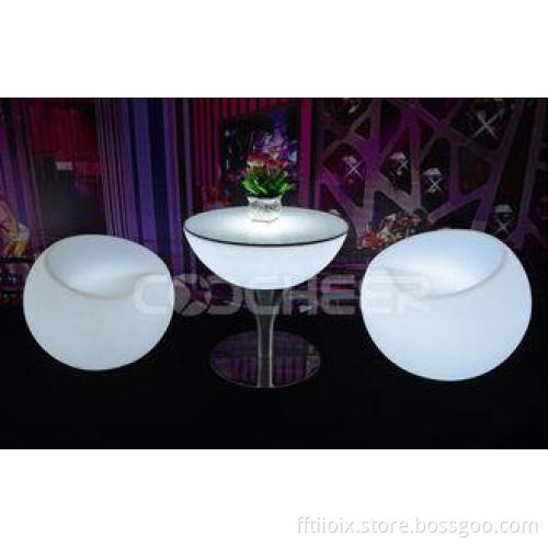Home Led Lounge Furniture / Illuminated Small Decoration Ch